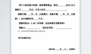 正规借条范本图片
